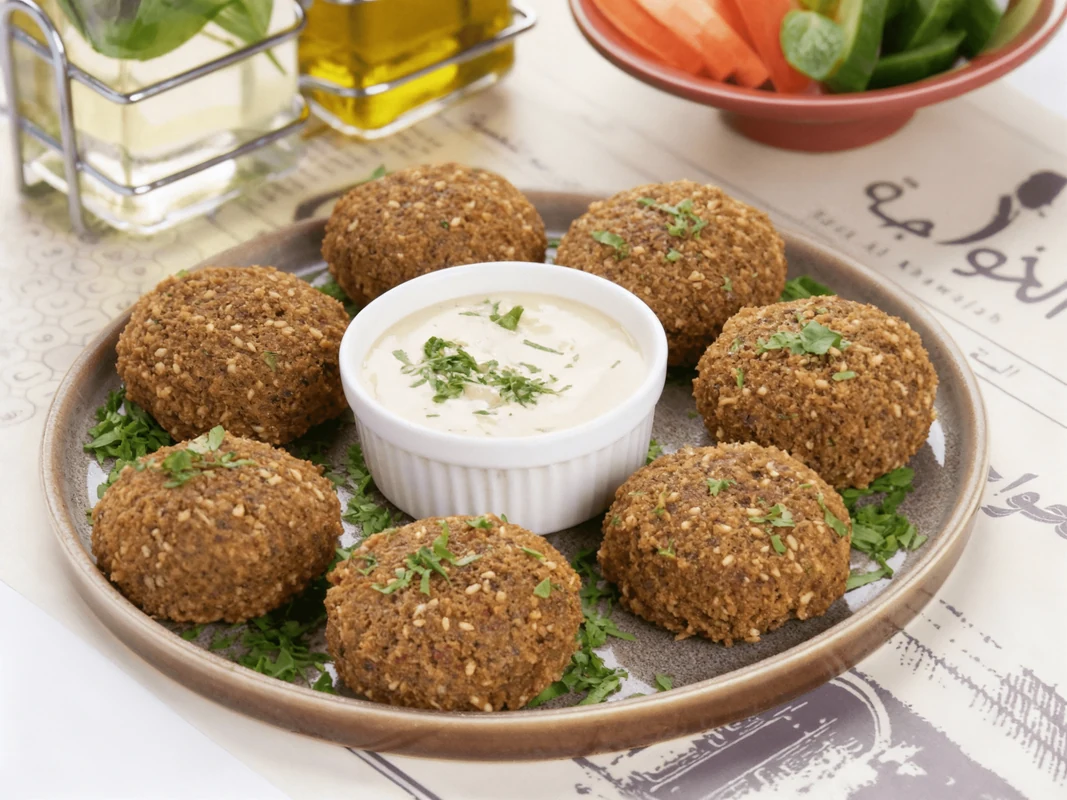 صحن فلافل